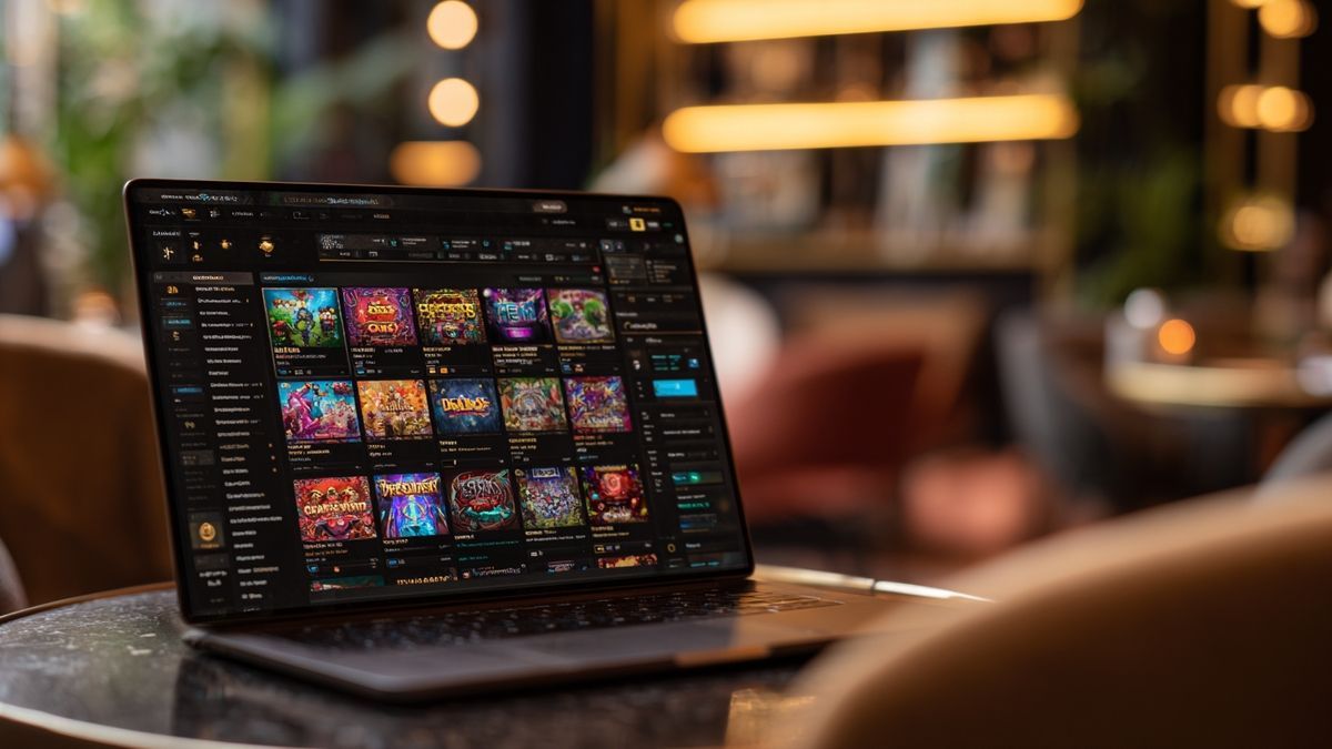 Cosmobet user interface showcasing game variety